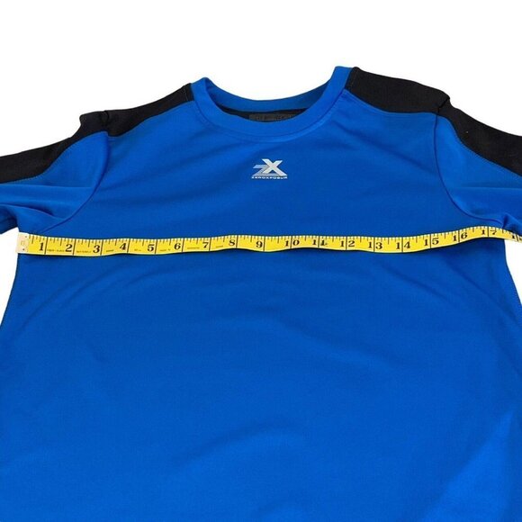 ZeroXposur ZX Dri Tech Boys Activewear LS T-Shirt Blue Crew Neck L 14-16 - Picture 3 of 6